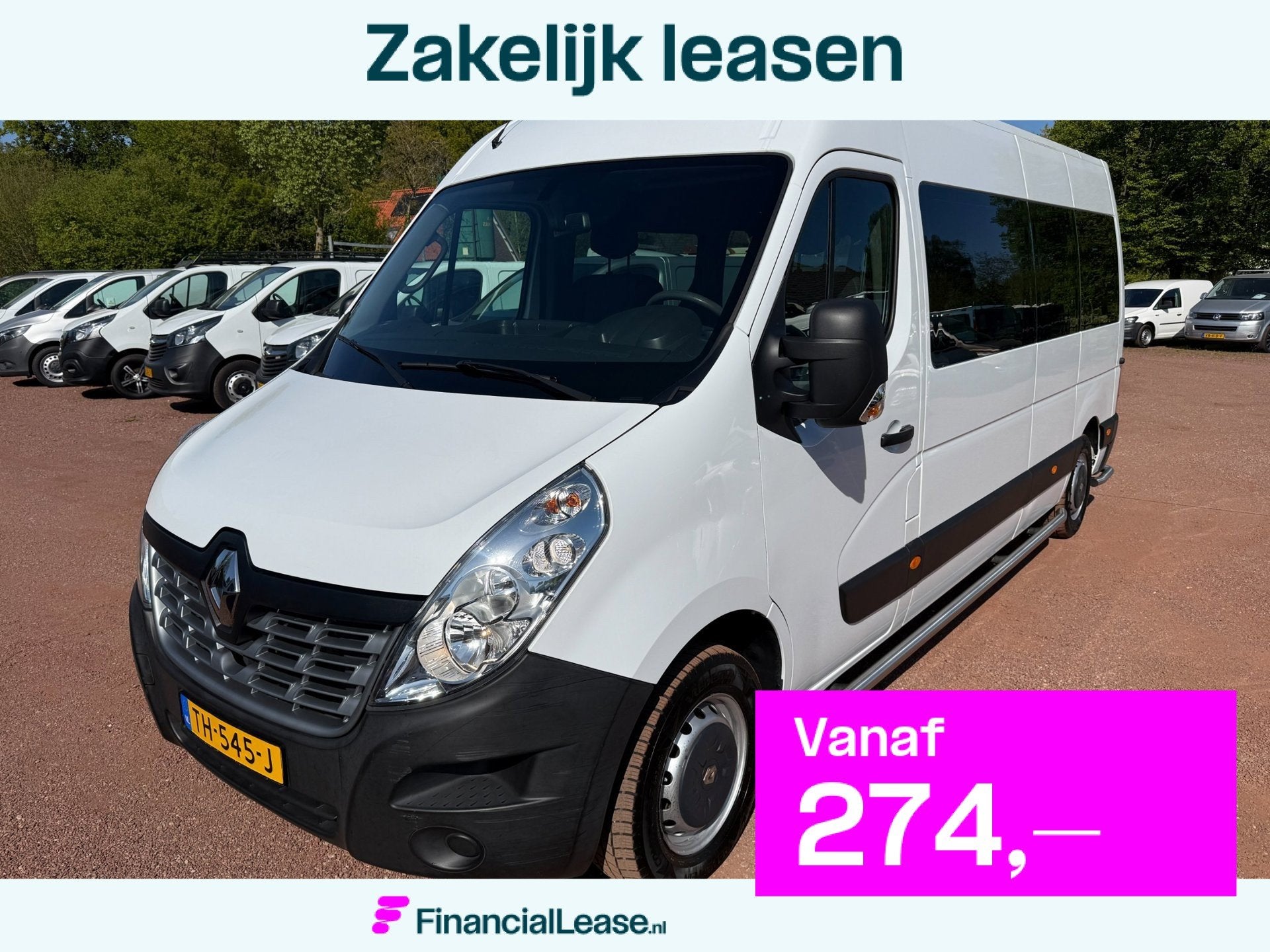 Renault Master L3H2 Euro 6 Rolstoelbus - Rolstoelvervoer - 9, 13 km/l, Gebruikt, 2500 kg, Origineel Nederlands