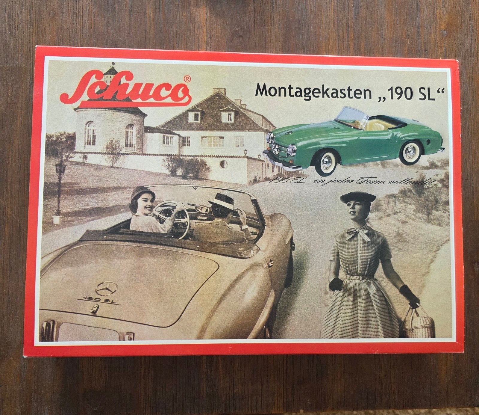 Schuco Montagekasten Mercedes-Benz 190SL (Art. 01875) - Unie, Ophalen of Verzenden