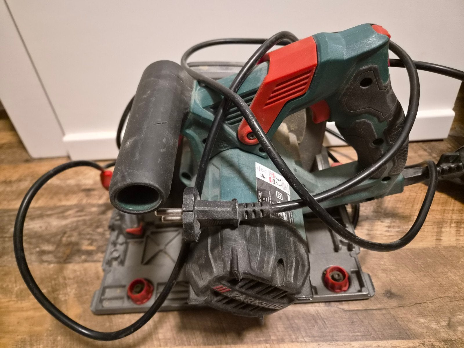 parkside electrische cirkelzaag met geleide rails,, Ophalen, Cirkelzaag, 30 tot 70 mm, 1200 watt of meer