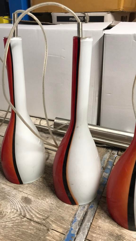 Prachtige Hanglamp met Murano glas, Gebruikt, Murano, Ophalen of Verzenden, Murano