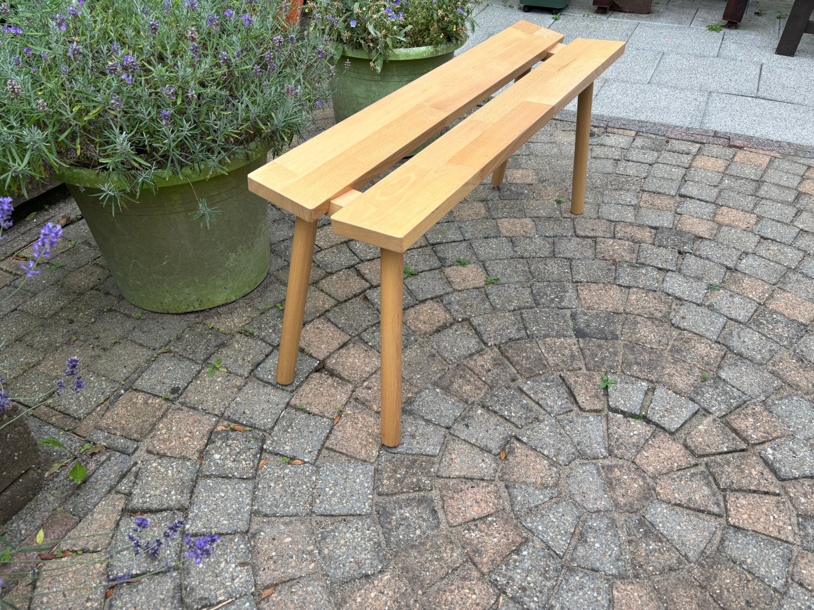 Bankje beuken, Ophalen, Minder dan 75 cm, Rechte bank, Minder dan 150 cm