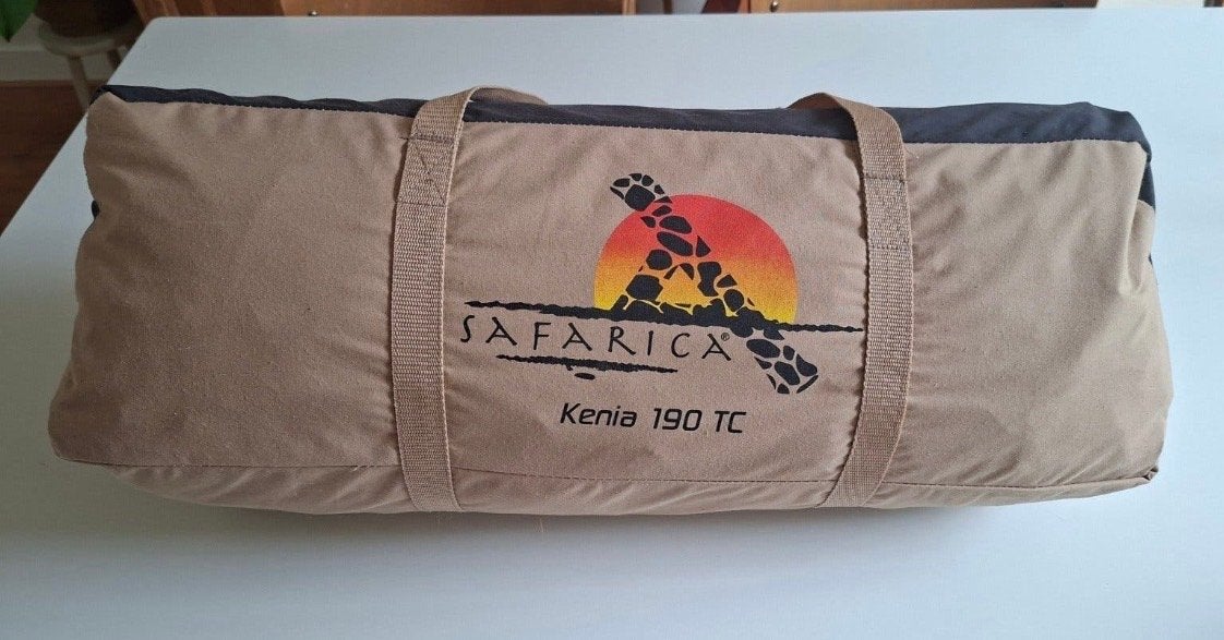Safarica Kenia 190 TC 2-persoons tent, Caravans en Kamperen, Tenten, Ophalen of Verzenden, Gebruikt, Tot en met 2