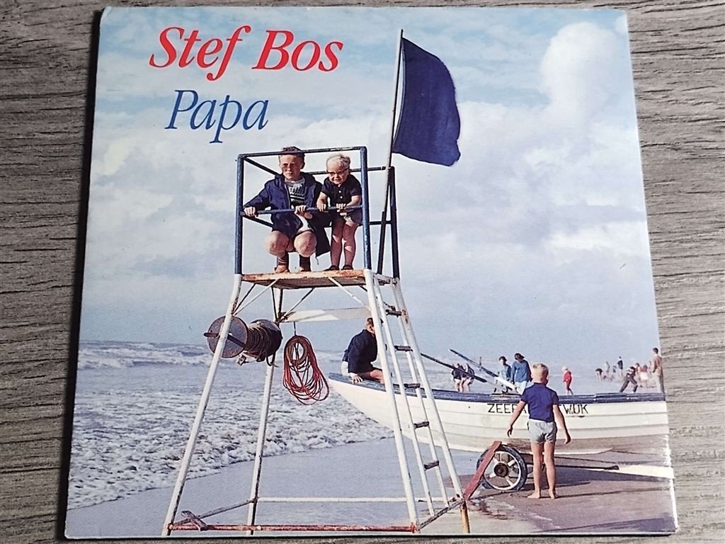 Stef Bos ‎– Papa [CD Single], Ophalen of Verzenden, Zo goed als nieuw, Nederlandstalig