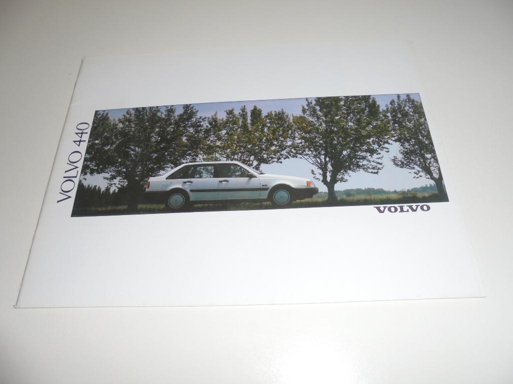 brochure Volvo 440 modellen 1991, Ophalen of Verzenden, Zo goed als nieuw, Volvo