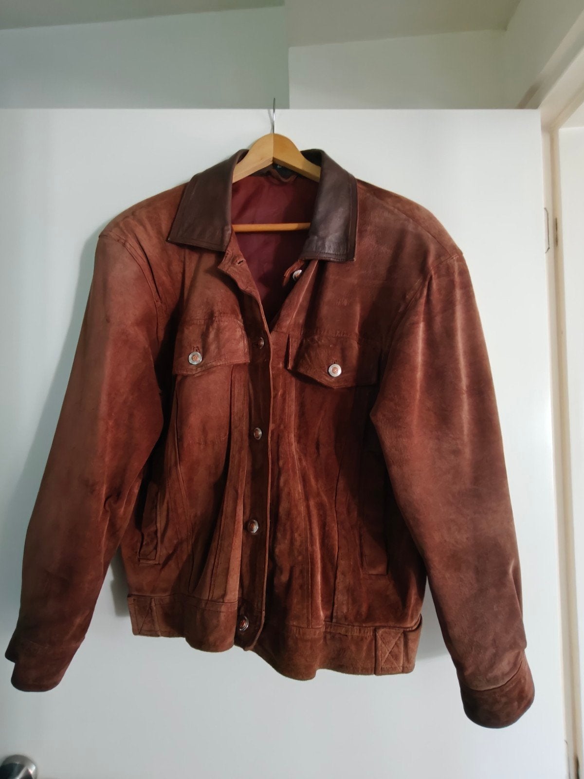 Suède jack, bomberjas, PS company, Bruin, Maat 42/44 (L), Nieuw