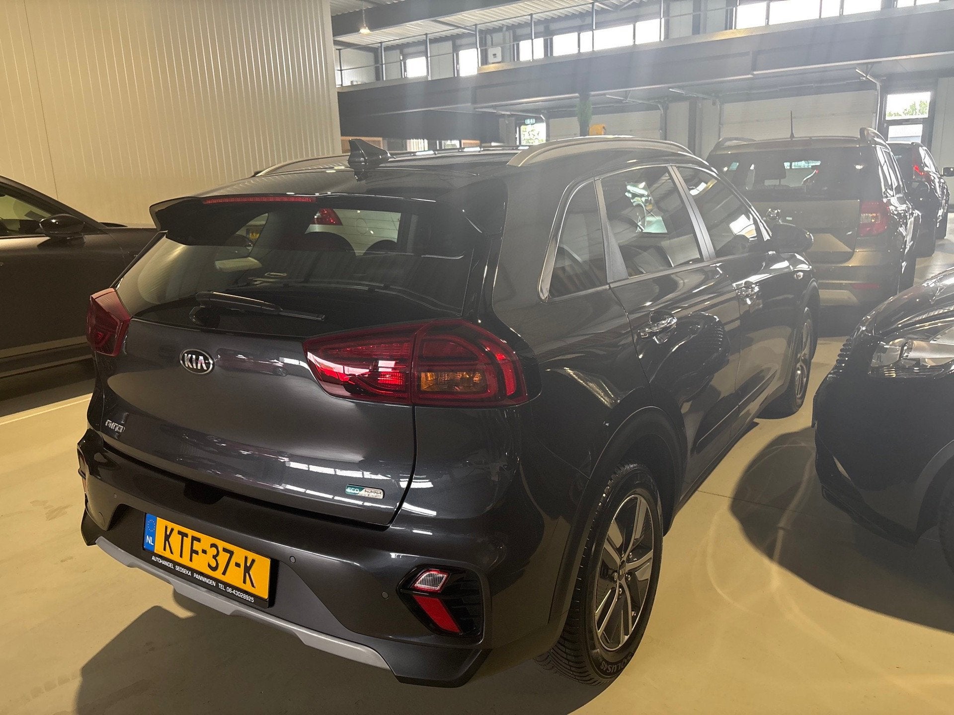 Kia NIRO 1.6 GDi Hybrid DynamicLine, Auto's, Dealer onderhouden, Adaptive Cruise Control, Gebruikt, Leder en Stof