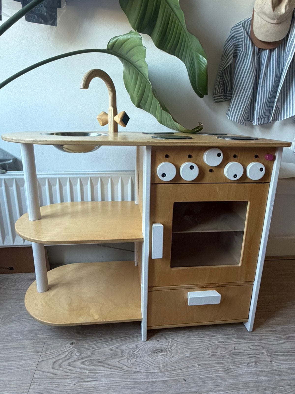 Van Dijk Toys Kinder speelkeuken, Ophalen, Gebruikt, Hout, Speelkeuken