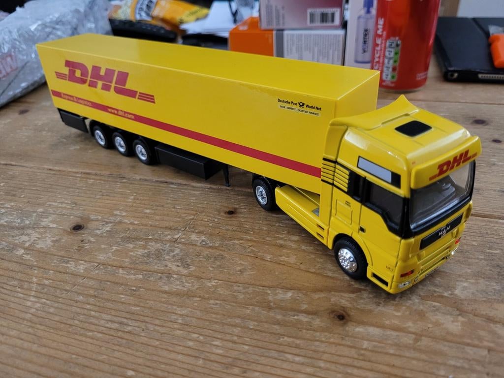 Man dhl transport, Hobby en Vrije tijd, Modelauto's | 1:50, Conrad, Conrad, C, Nieuw