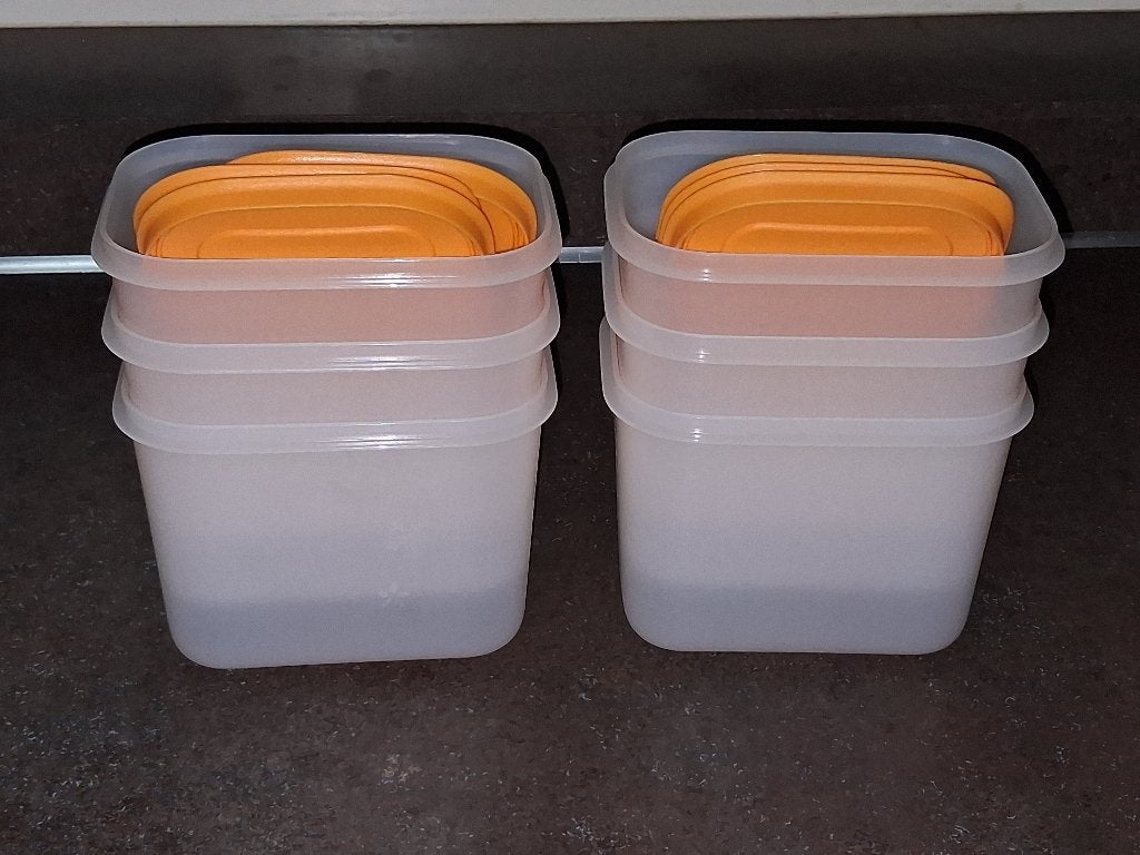 Tupperware diepvries doos 1,1 ltr nieuw geel, Ophalen of Verzenden, Nieuw, Geel, Overige typen