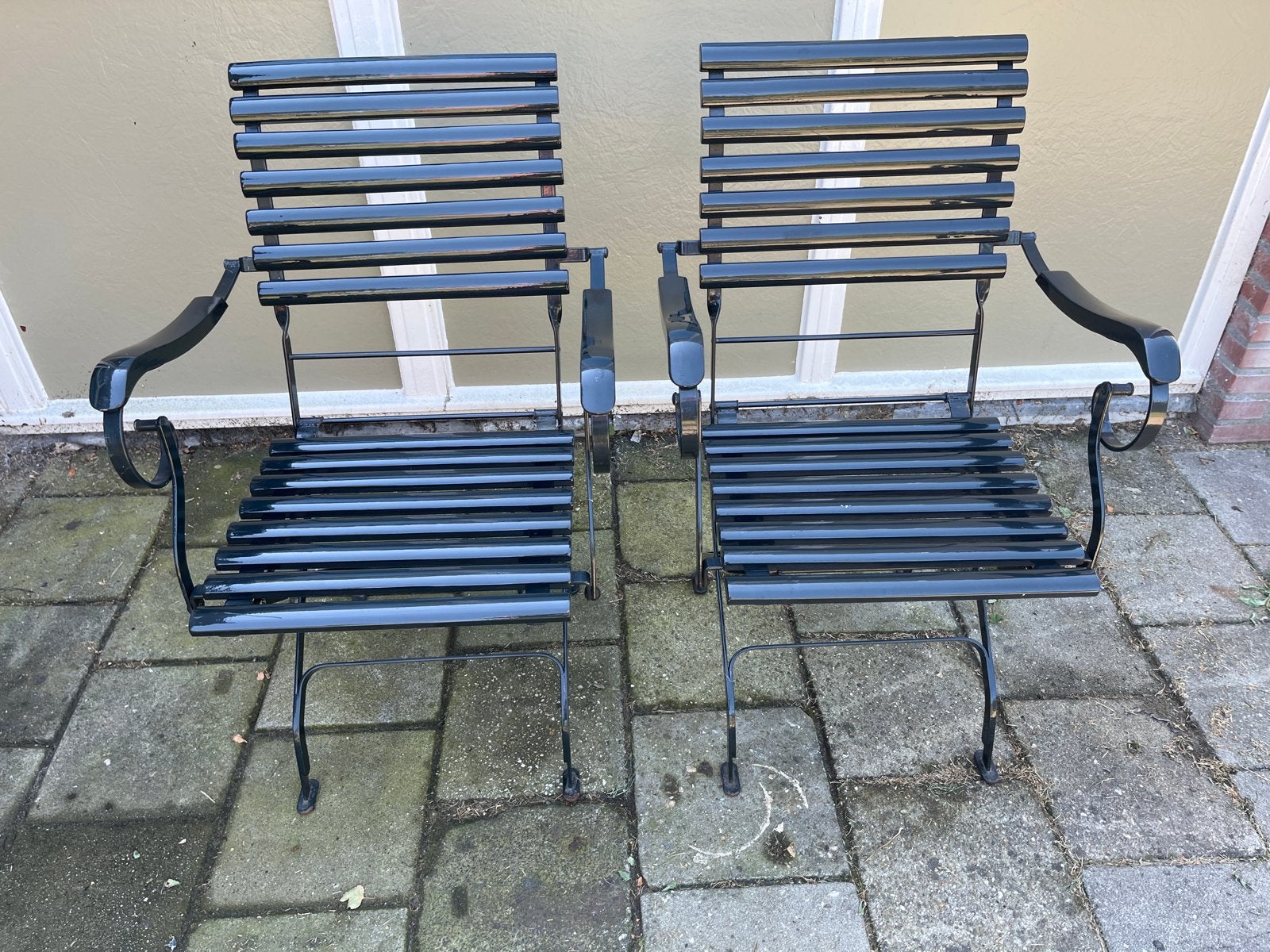Anton Damen stoelen - Set van 2, Ophalen, Gebruikt, Twee, Zwart