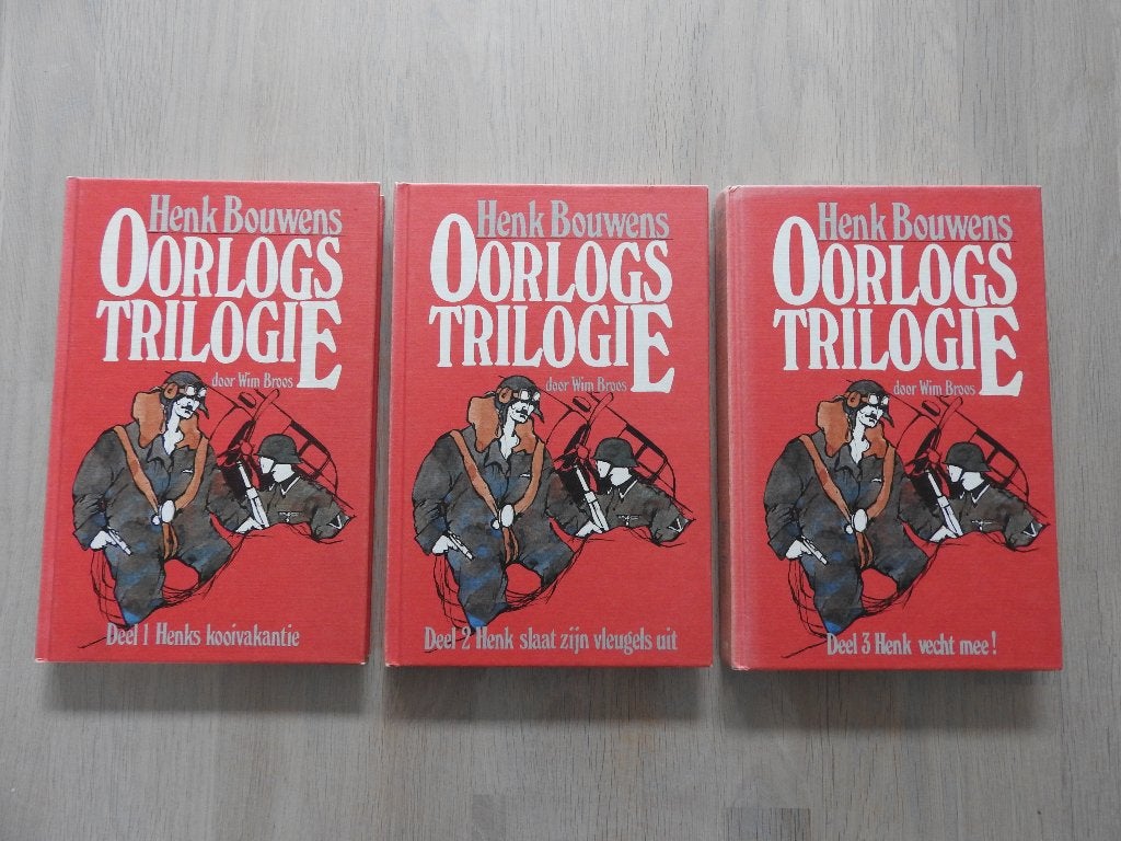Henk Bouwens Oorlogs Trilogie (3 losse delen, compleet), Ophalen of Verzenden, Tweede Wereldoorlog, Zo goed als nieuw, Overige onderwerpen
