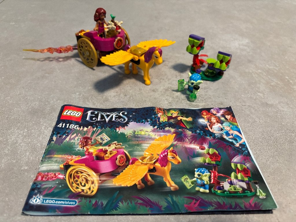 Legoset 41186 Elves Azari & de ontsnapping uit het goblinbos, Compleet, Gebruikt, Overige thema's, Lego