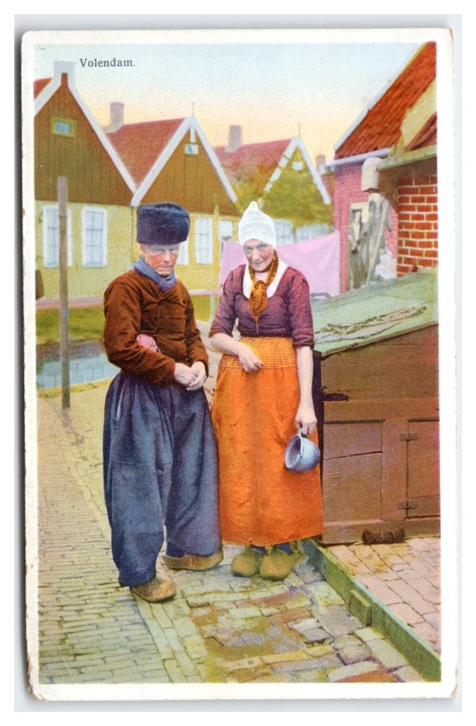 Volendam, Verzenden, 1920 tot 1940, Gelopen, Noord-Holland