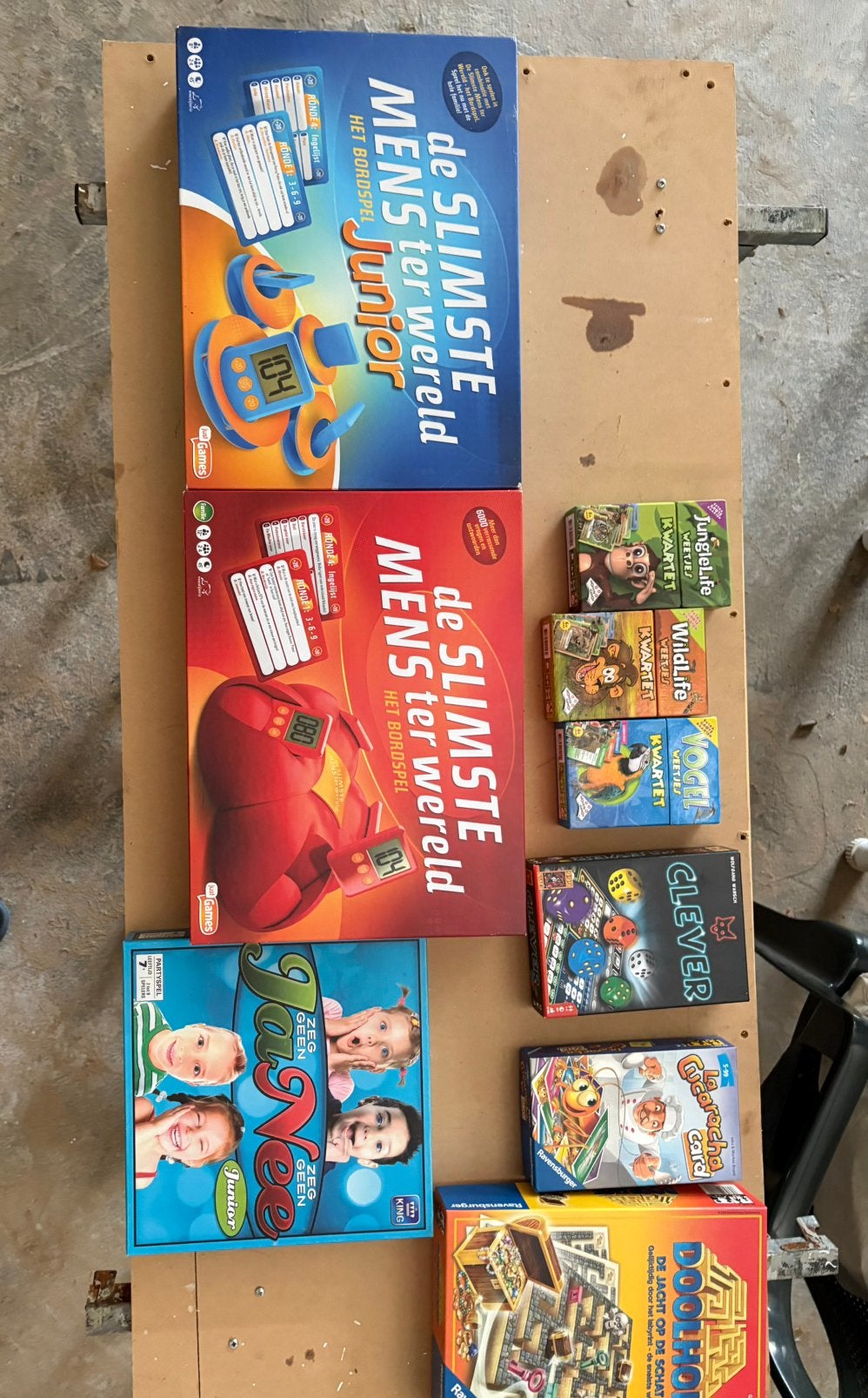 Diverse gezelschap spellen, Ophalen, Zo goed als nieuw