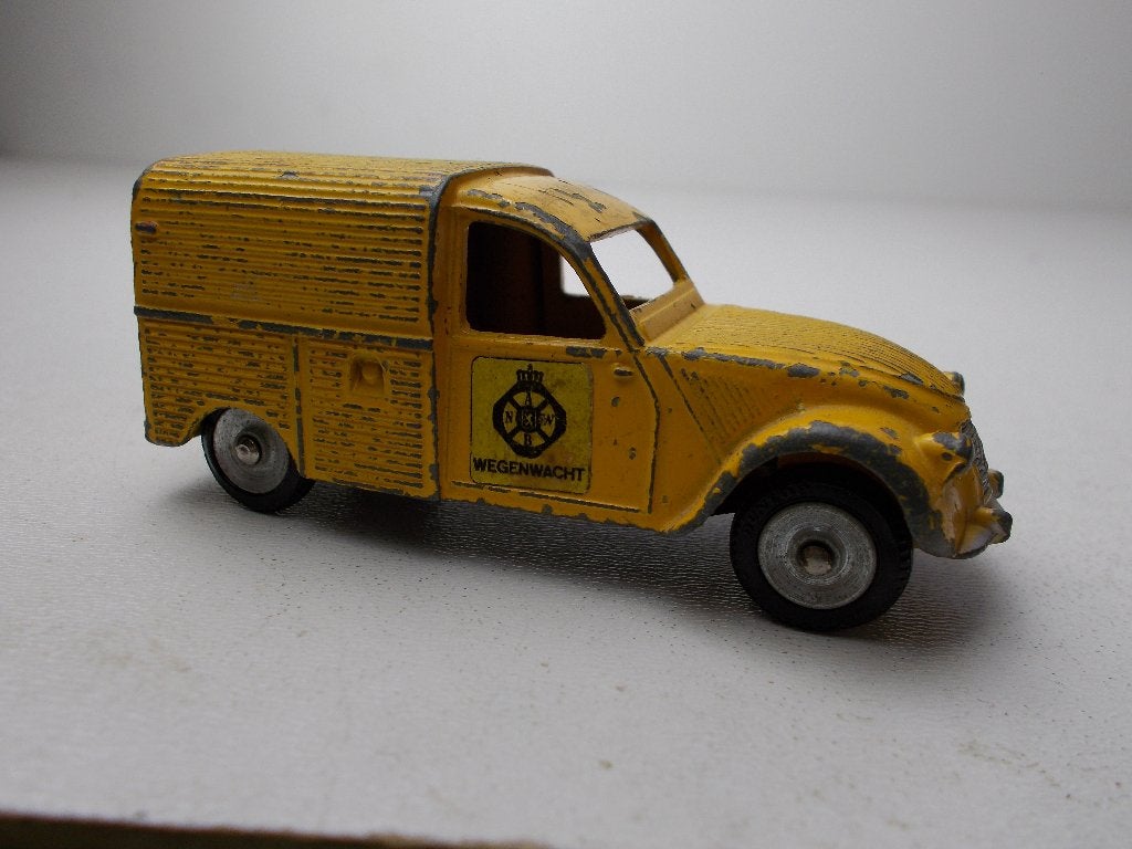 1965 Dinky Toys 562 CITROEN 2CV ANWB WEGENWACHT +Deurtje (C)