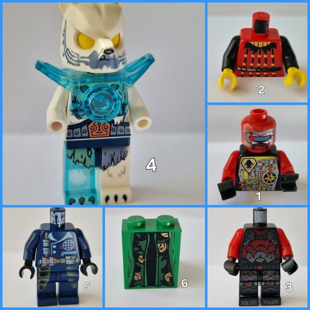 Lego minifiguren torso's, hips&legs, robe, Verzenden, Nieuw
