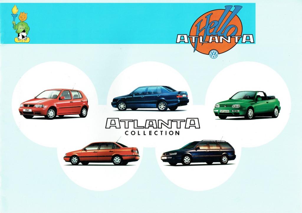 Folder Volkswagen Atlanta modellen (1996), Verzenden, Gelezen, Volkswagen