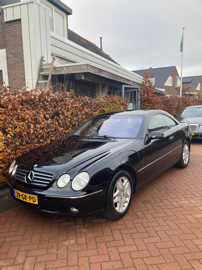 Mercedes-Benz CL 5.0 Cl500 Coupe AUT 2001 Zwart, Auto's, Automaat, Achterwielaandrijving, CL, 4 stoelen