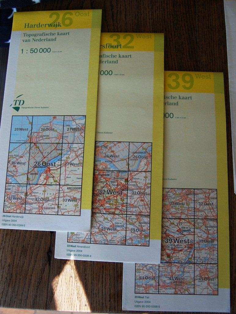 topografische kaarten Veluwe 1:50.000, Boeken, 2000 tot heden, Nieuw, Ophalen of Verzenden, Landkaart