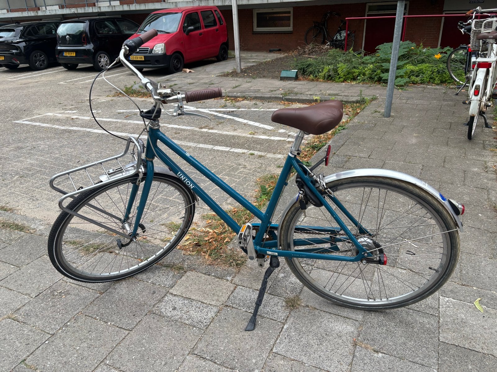 Union Damesfiets met voordrager, Versnellingen, Trommelrem, Ophalen, Overige merken