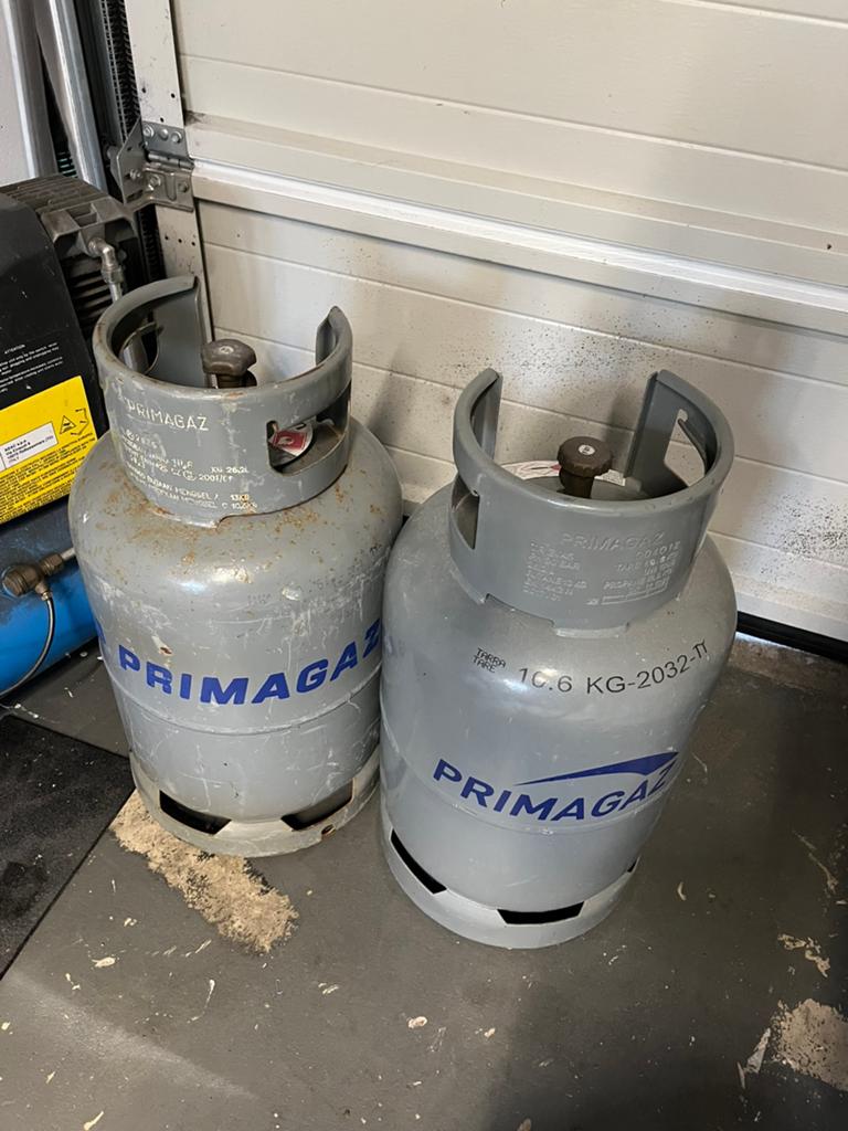 Primagas 10,5 kg 2x leeg, Ophalen