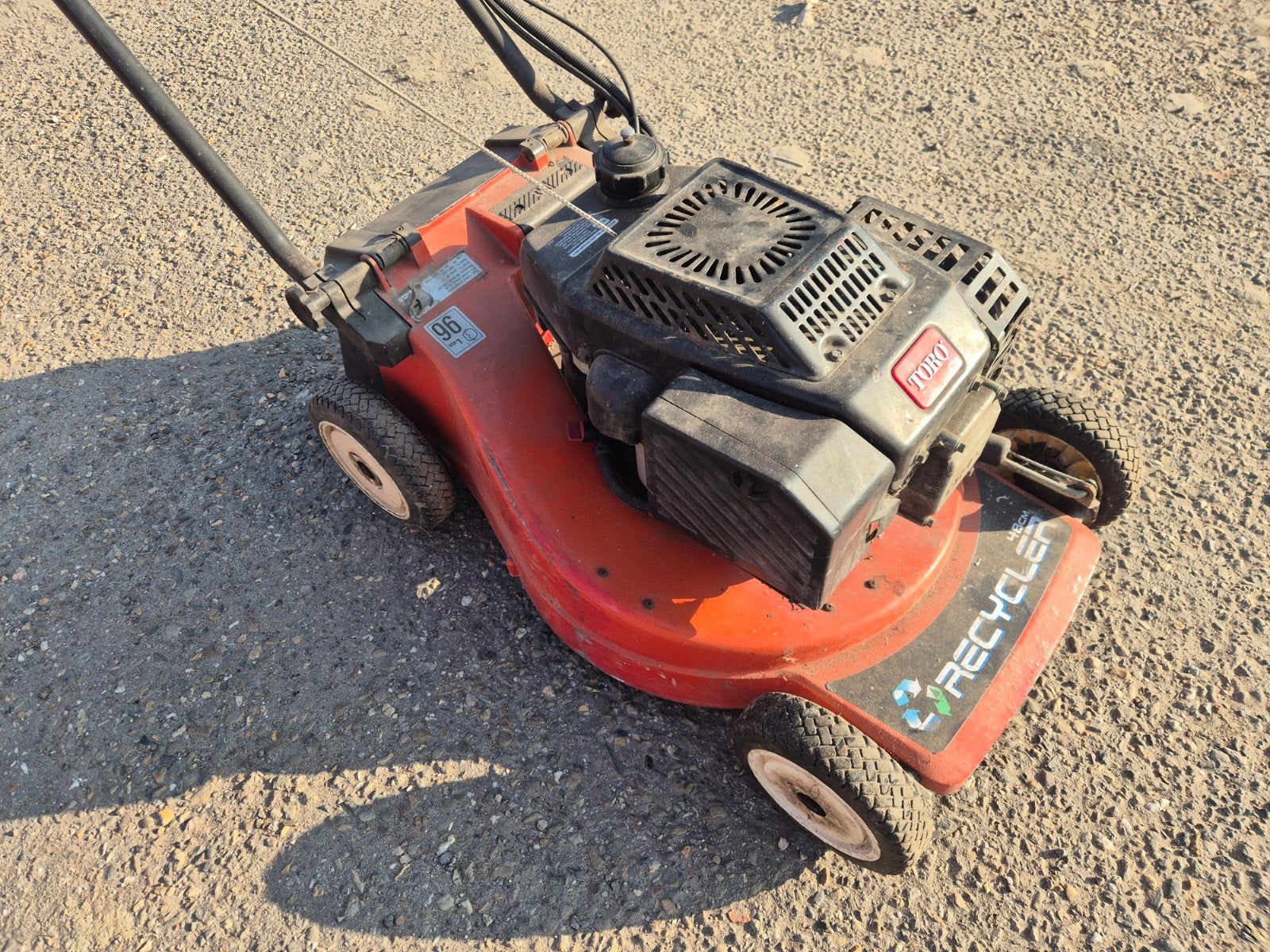 Toro Recycler grasmaaier 48cm - Benzine, Tuin en Terras, Ophalen, Cirkelmaaier, Gebruikt, Toro