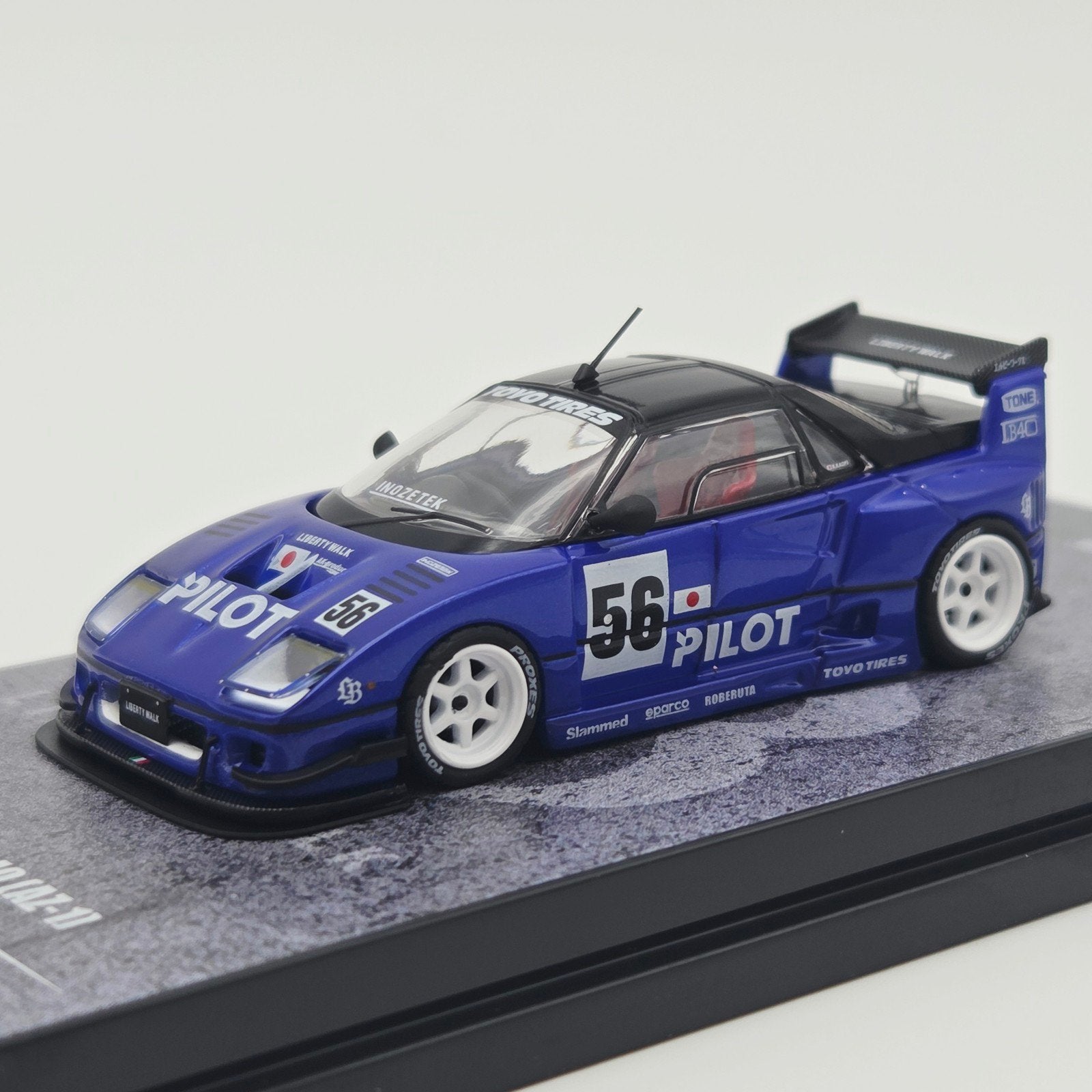 Inno64 – Mazda AZ-1 Liberty Walk LB40 *Pilot*, blue – geleve, Mymodelcar@outlook.com, Auto, Ophalen of Verzenden, Inno64