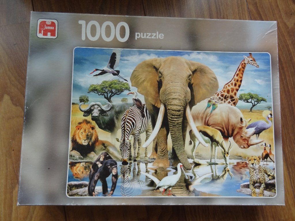 Jumbo legpuzzel 1000 stukjes, Ophalen, 500 t/m 1500 stukjes, Gebruikt, Legpuzzel