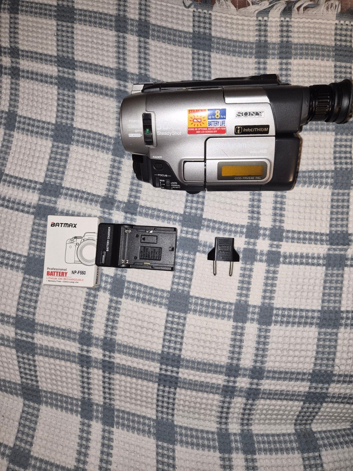 Sony Handycam Vision CCD-TRV64E PAL Video Hi8 Camcorder, Gebruikt, 20x of meer, Overige soorten, Ophalen of Verzenden