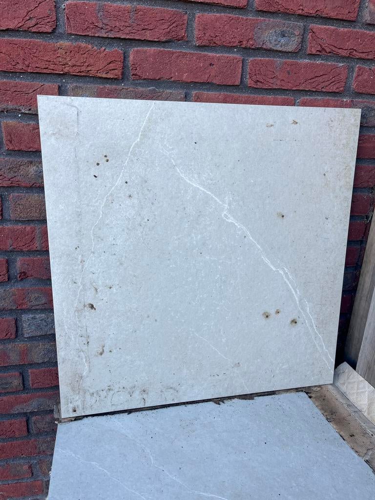 Restant tegels 60x60, Doe-het-zelf en Verbouw, Tegels, Ophalen, 60 cm of meer, Nieuw, 5 tot 10 m²