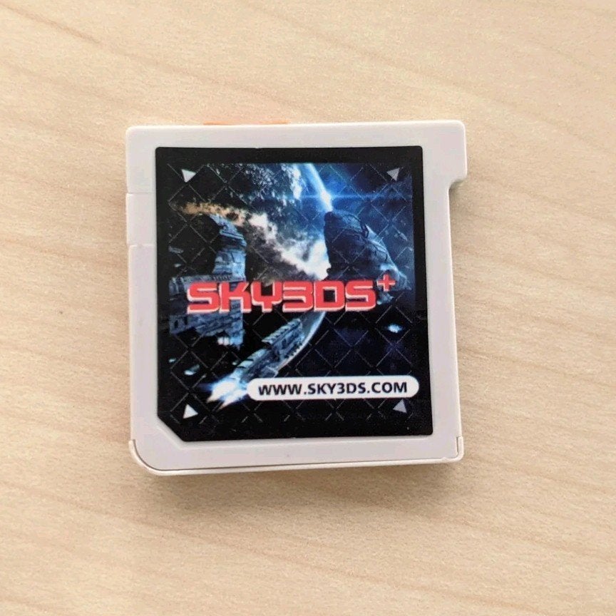 Sky3ds kaart uniek met oranje knoppen, Spelcomputers en Games, Games | Nintendo 2DS en 3DS, Ophalen of Verzenden, Gebruikt