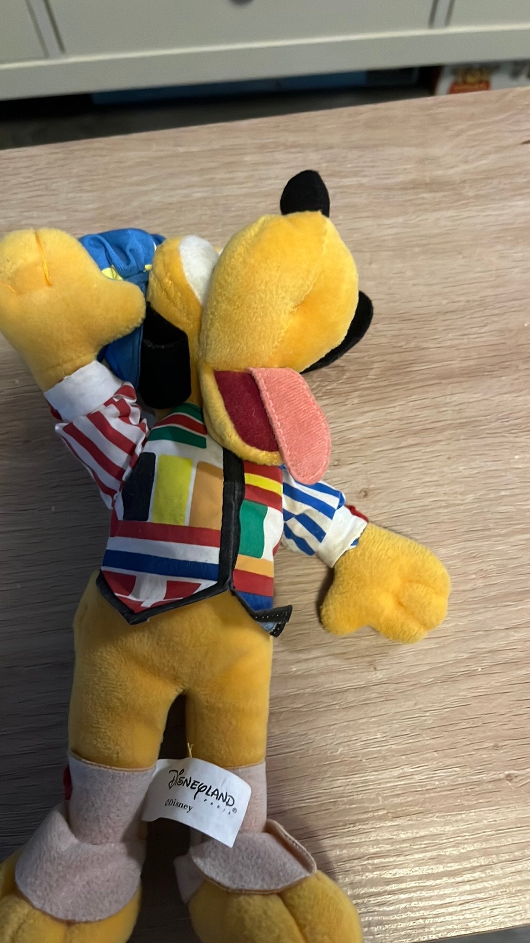 Disney pluto knuffel, Ophalen of Verzenden, Goofy of Pluto, Gebruikt, Knuffel