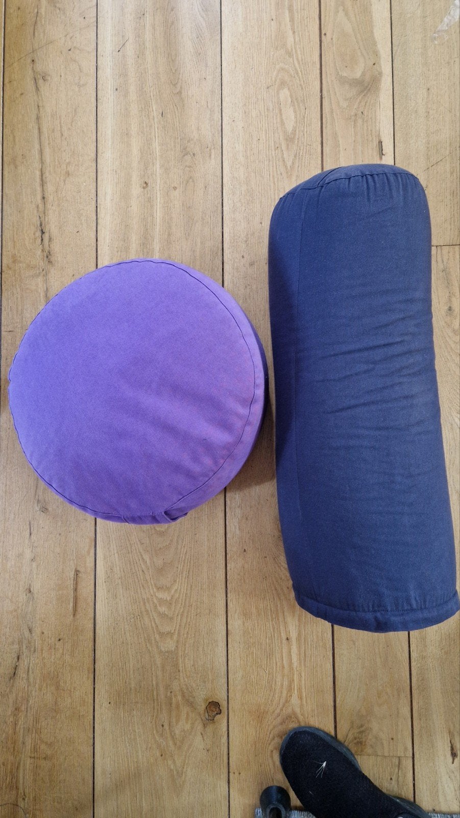 yoga bolster en kussen, Ophalen, Gebruikt