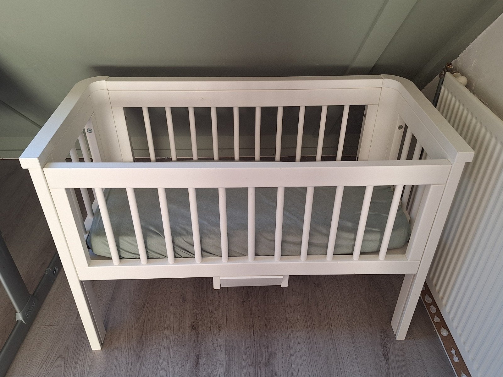 Cosleeper - Wit aanschuifbedje voor baby's, Kinderen en Baby's, Ophalen, Gebruikt, Wieg