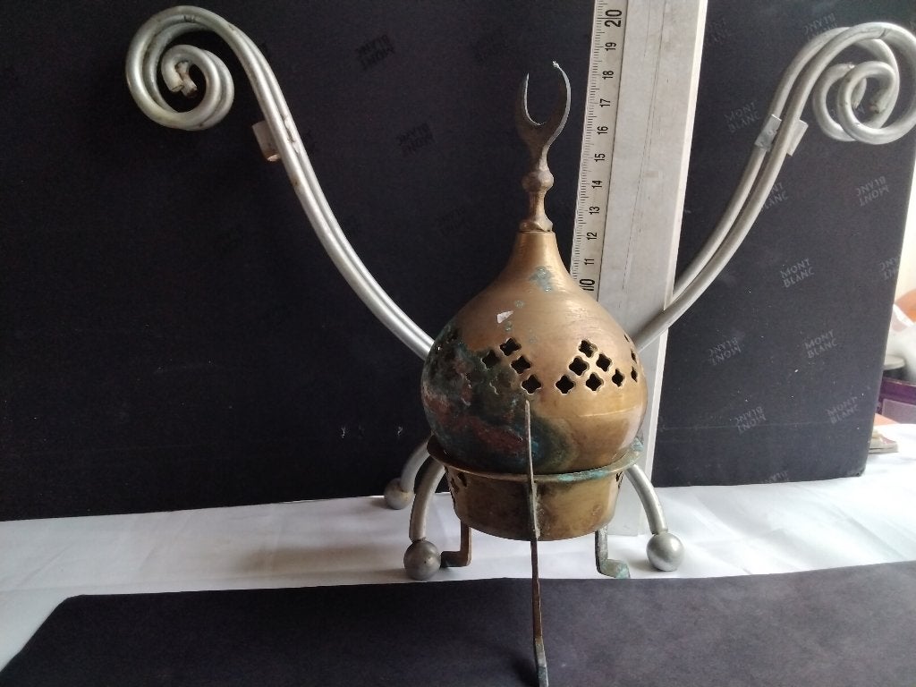 Vintage wierook Arabische Messing Jaren 60's, Ophalen of Verzenden