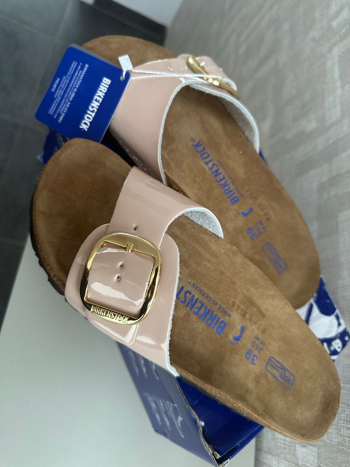 Nieuwe Birkenstock Big Buckle sandalen - Roze, Ophalen of Verzenden, Nieuw, Roze, Sandalen of Muiltjes