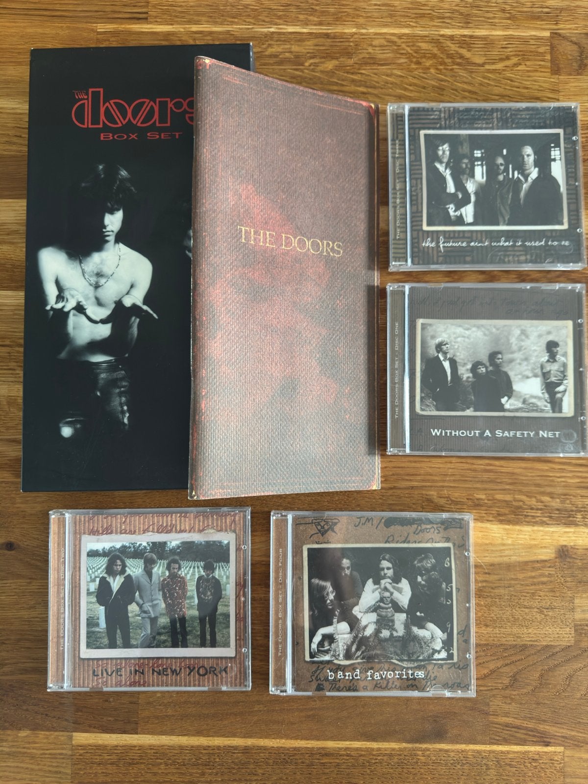 The Doors Box Set - 4 CD's met boekje in topstaat!, Boxset, Ophalen of Verzenden, Zo goed als nieuw, Inclusief boekje