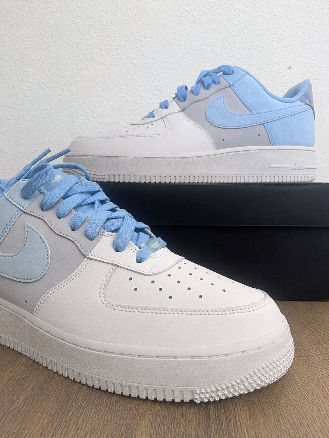 Nike Air Force 1 ’07 LV8 Psychic Blue CZ0337-400 EU43, Blauw, Ophalen of Verzenden, Sneakers of Gympen, Zo goed als nieuw