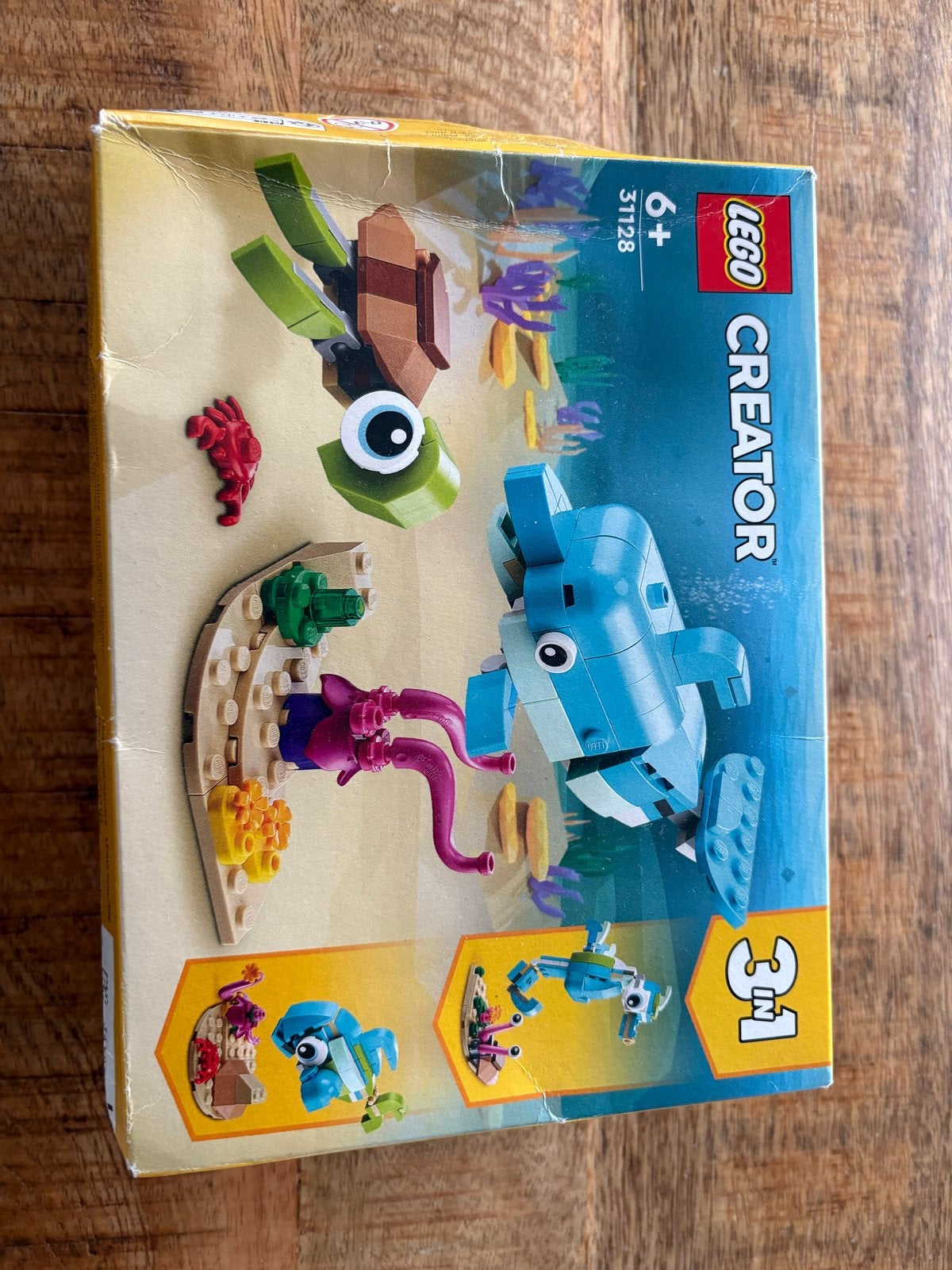 LEGO Creator 31128 Dolfijn en Schildpad 3-in-1 set, Ophalen, Lego, Nieuw, Compleet