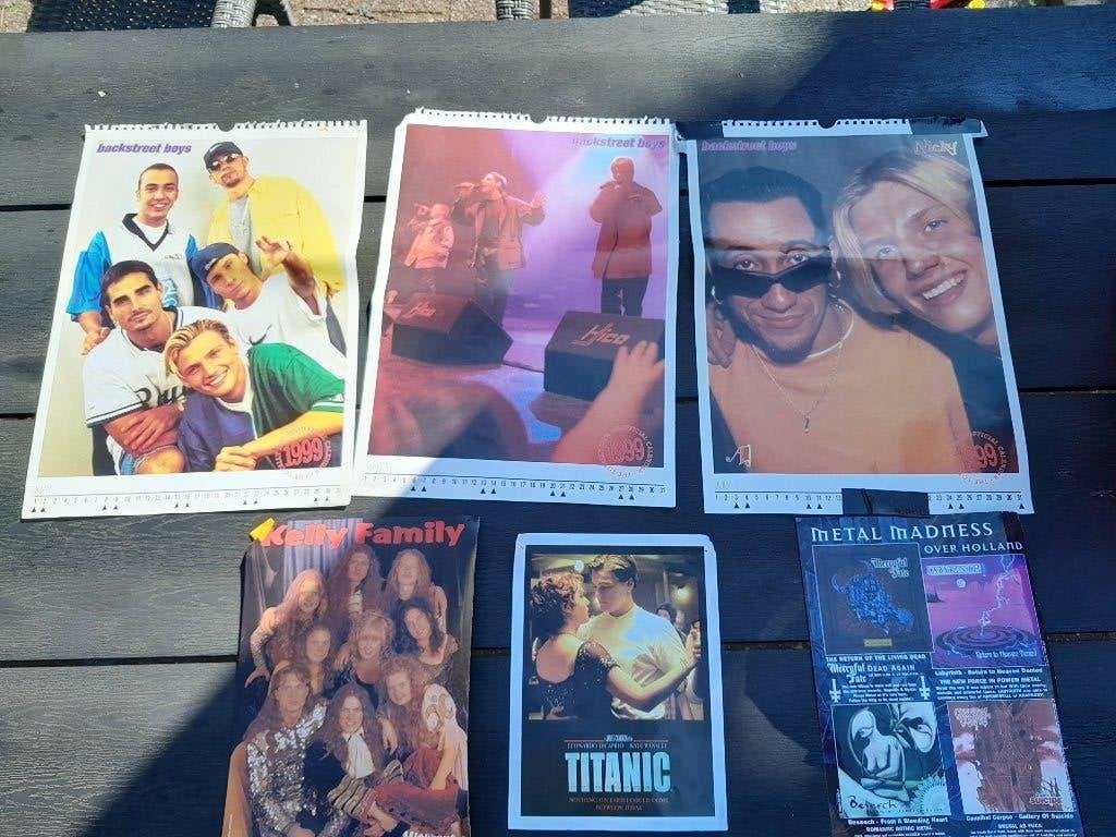90's feest versiering, aankleding posters, tafelversiering, Hobby en Vrije tijd, Feestartikelen, Ophalen, Gebruikt, Versiering