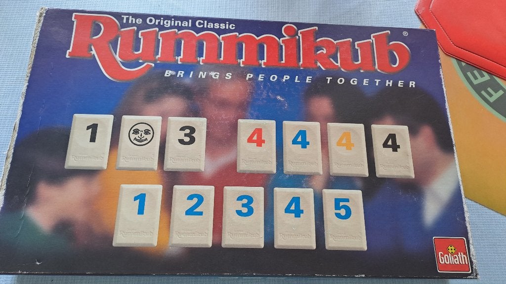 Rummikub, Een of twee spelers, Ophalen of Verzenden, Gebruikt, Goliath