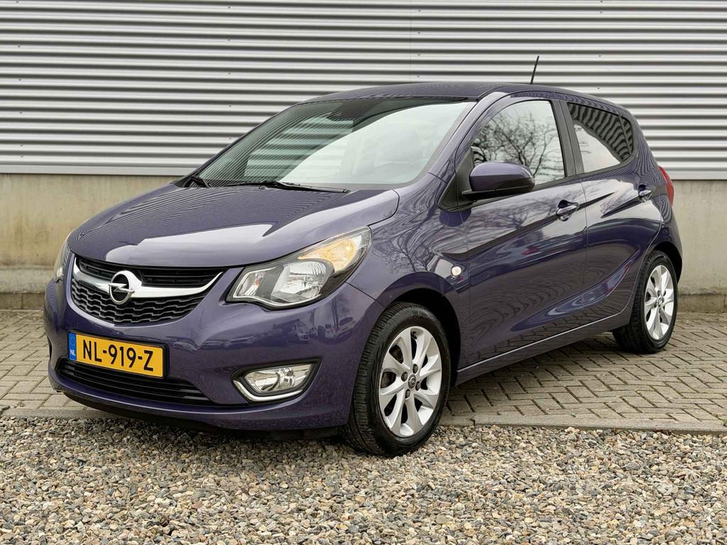 Opel KARL 1.0 ecoFLEX Cosmo [ leer, ecc audio, cruise, lmv ], Auto's, Opel, Bedrijf, Te koop, Karl, ABS, Airbags, Airconditioning