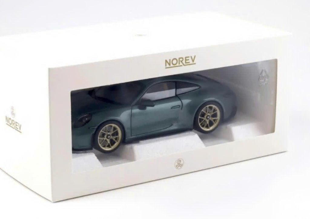 Porsche 911 GT3 TOURING Groen 2021 1/18 NOREV ref. 187382, Verzenden, Nieuw, Auto, Norev