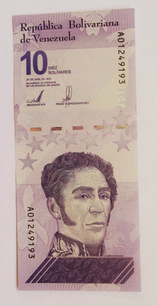 Venezuela 10 Bolivares 2021, Verzenden, Zuid-Amerika