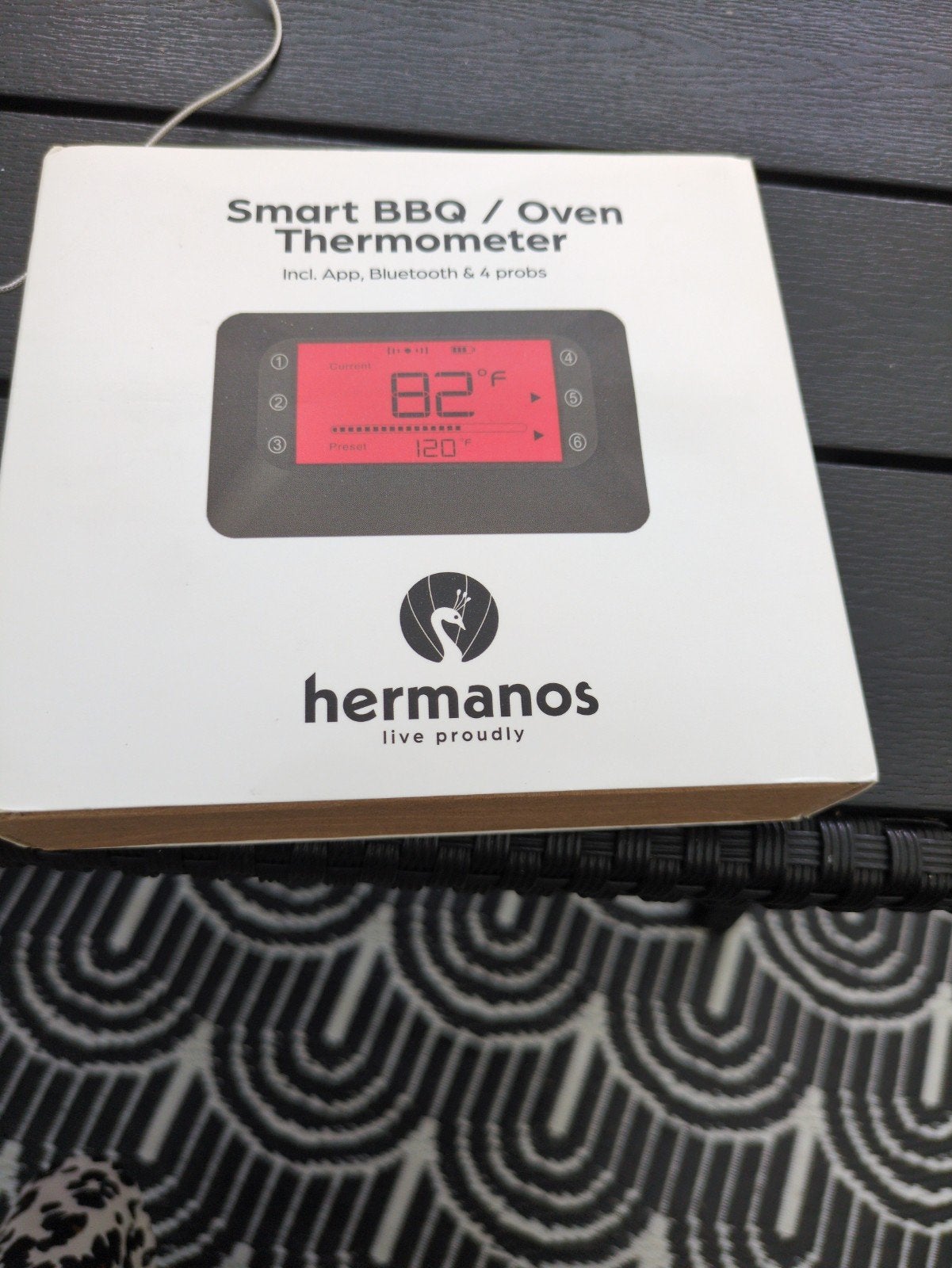 Hermanos Smart BBQ / Oven Thermometer met App & 4 Probes, Ophalen of Verzenden, Nieuw, Hermanos