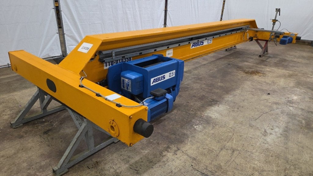 Abus 12.500 KG x 5740 mm 2011 bovenloopkraan, Ophalen, Gebruikt, Elektrisch