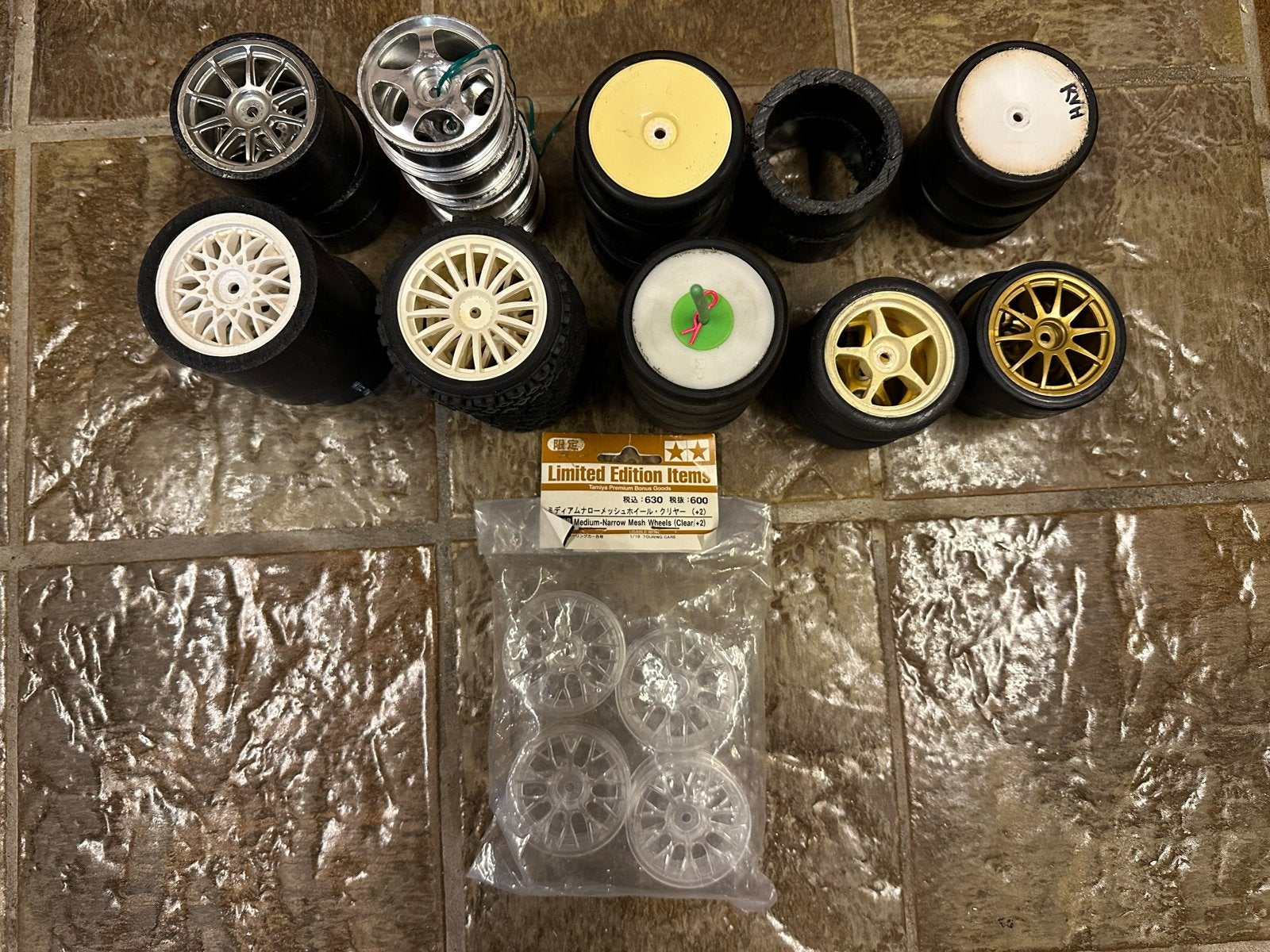 1:10 Tamiya, Much more, aluminium RC Auto Wielen en Banden, Gebruikt, Auto, Groter dan 1:32, Ophalen of Verzenden