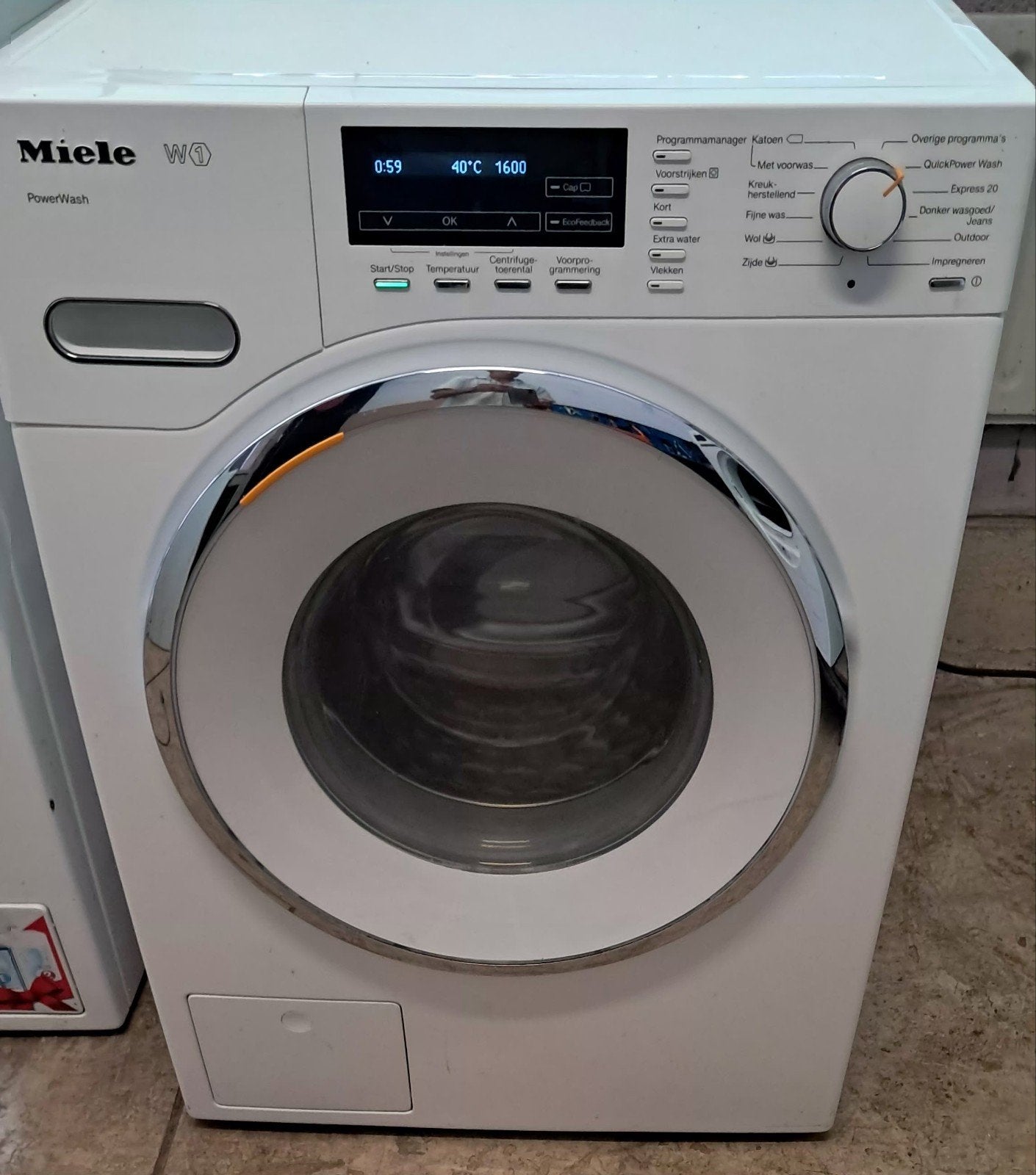 miele w1 powerwash ( wmf120 ) 8kg,  1600 tpm, Ophalen, Minder dan 85 cm, 8 tot 10 kg, Voorlader