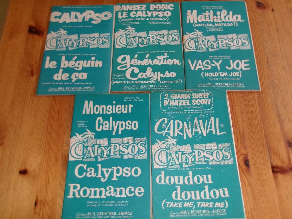Calypsos - edition paul beuscher 5x, Muziek en Instrumenten, Bladmuziek, Gebruikt, Ophalen of Verzenden, Artiest of Componist