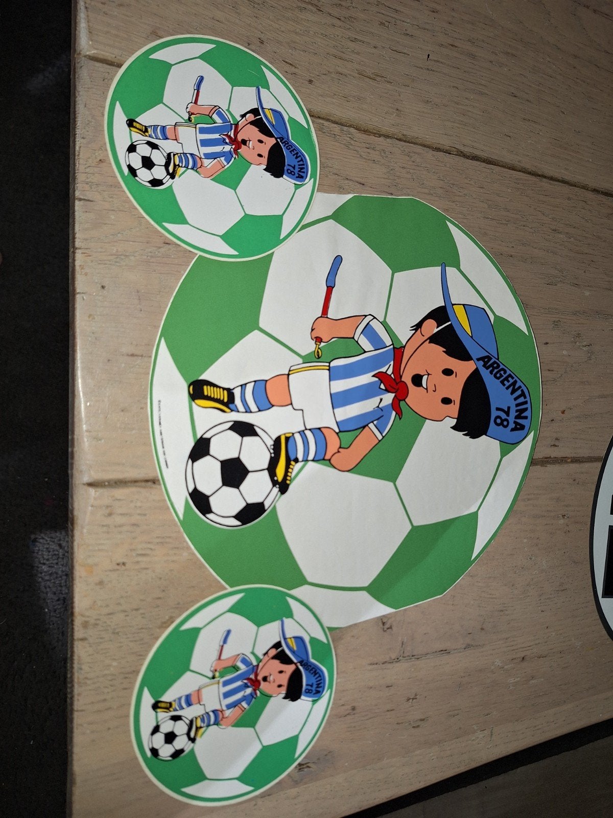 Vintage WK Voetbal Stickers Argentinië '78, Ophalen of Verzenden